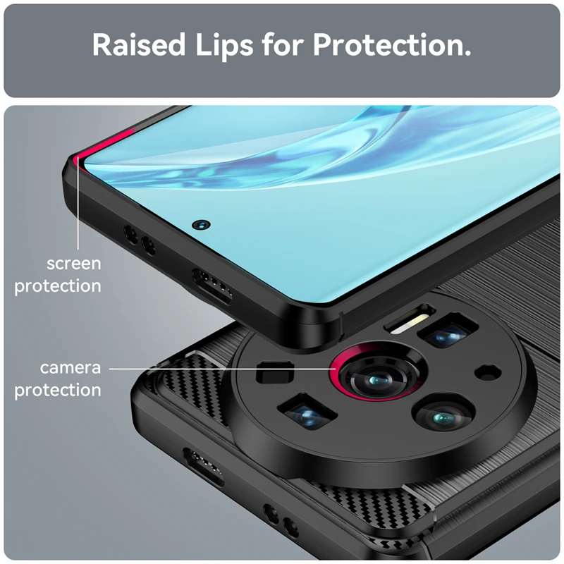 For Xiaomi 12S Ultra Case Silicone Carbon Fiber Rubber TPU Matte Case For Mi 12 Lite Pro 12X 12S Cover For Xiaomi 12S Ultra Case