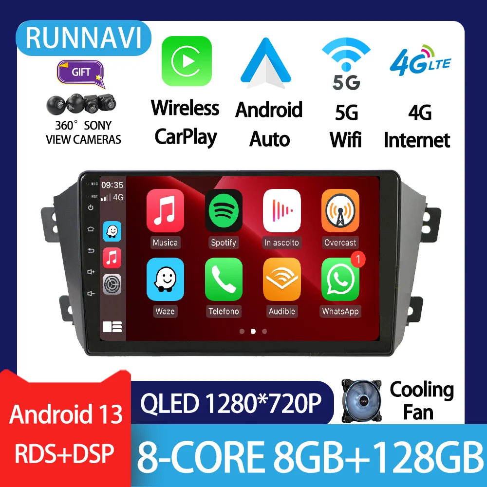

Android 13 For Geely Emgrand X7 1 GX7 EX7 2011 - 2019 Car Radio Stereo Multimedia Video Player GPS Wireless Carplay RDS Auto DSP