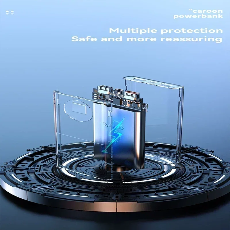 120 Вт сверхбыстрая зарядка Powerbank 50000 мАч высокой емкости с цифровым дисплеем