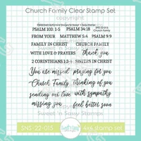 2022 newest scrapbook decorate craft embossing stencil diy gift card handmade molds sweet n sassy church family clear stampsset