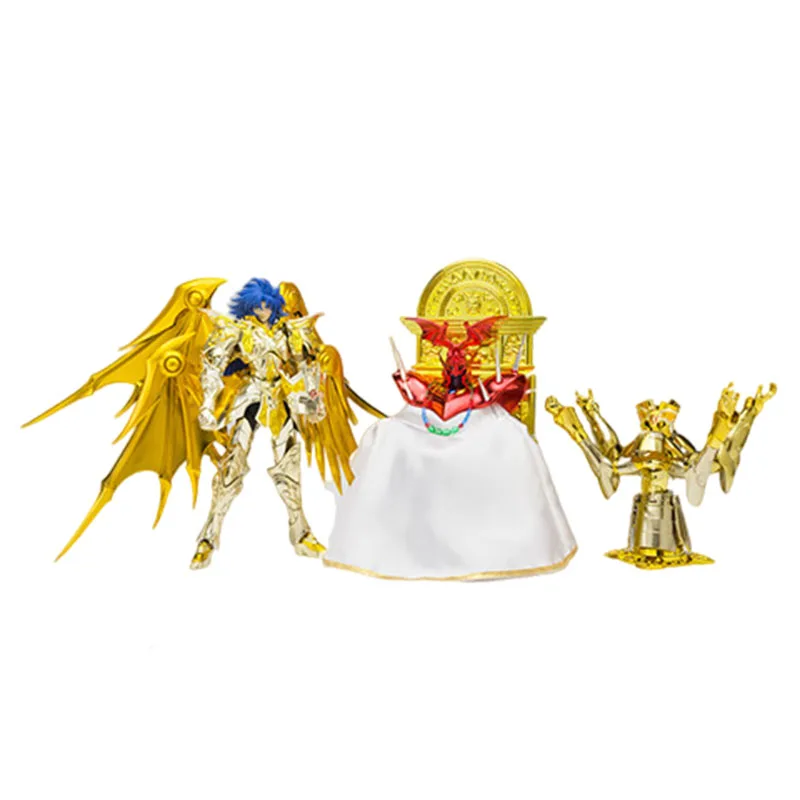 

Bandai Original Saint Seiya Saint Cloth Myth Ex Soul of Gold Saga Pope Suit Collectible Action Figure Toy Holiday Gift
