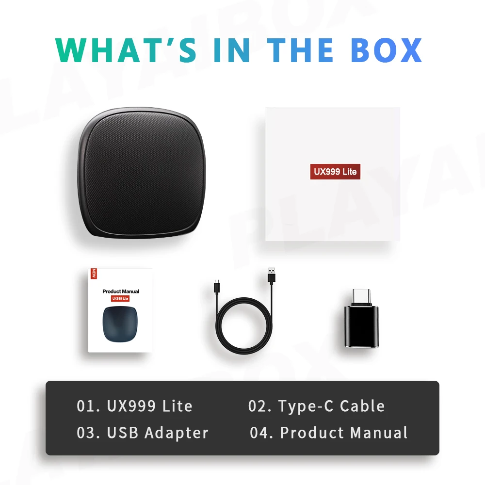 Carplay Ai Box Беспроводная система Android Авто Netflix Iptv 10 Qualcomm 8-ядерная Автомобильная