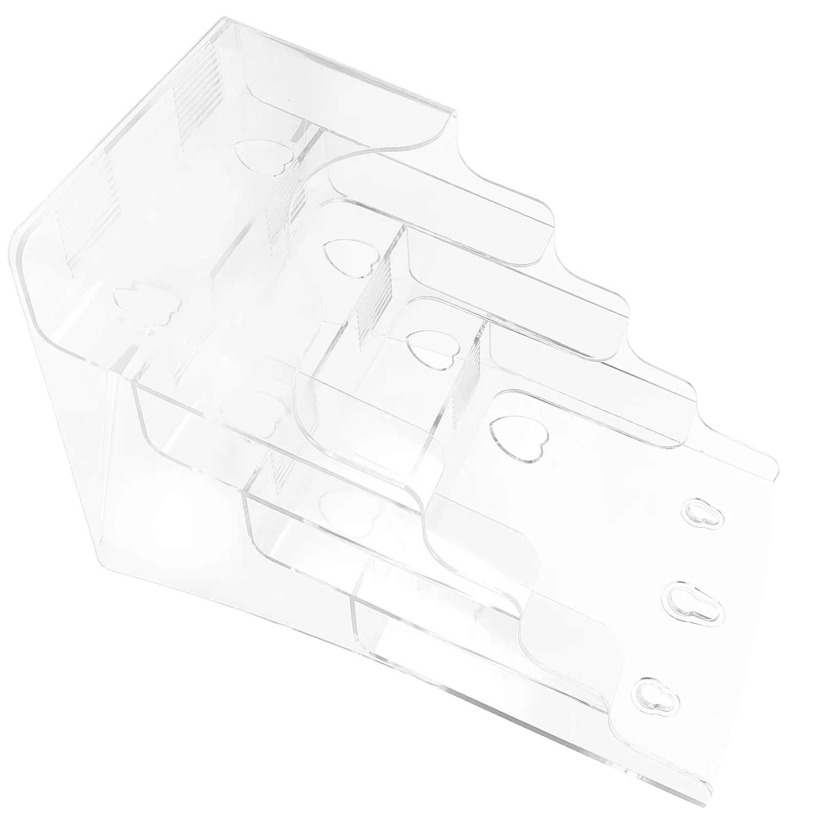 

Tabletop Pamphlets Display Rack Multi-layer File Stand Desktop File Organizer Wall Mount Brochure Rack