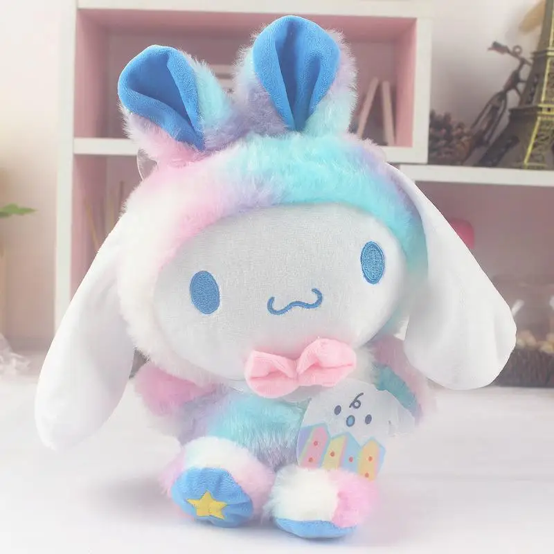 

Новинка Sanrio Плюшевые Куклы Kawaii Hello Kitty Merody Cinnamoroll Радужная Подарочная набивная плюшевая аниме мультяшная игрушка подушка для девочки