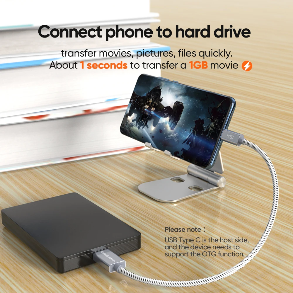 CableCreation Type USB C to Micro B Cable 10Gbps Fast Data External Hard Drive Disk for SSD HDD PC MacBook Pro 0.3m 1m |