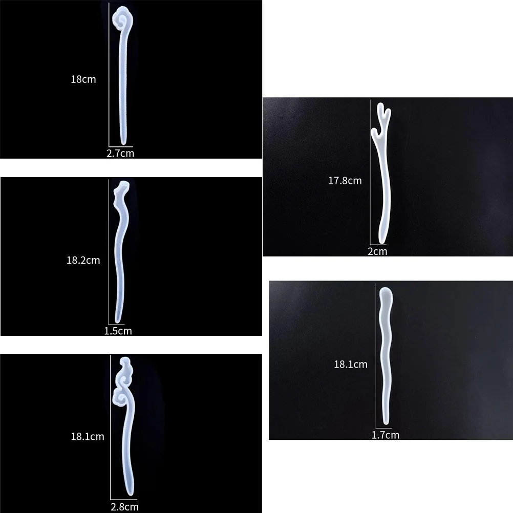 5 шт. принадлежности для рукоделия женские формы De Para Gelatinas гибкая заколка волос