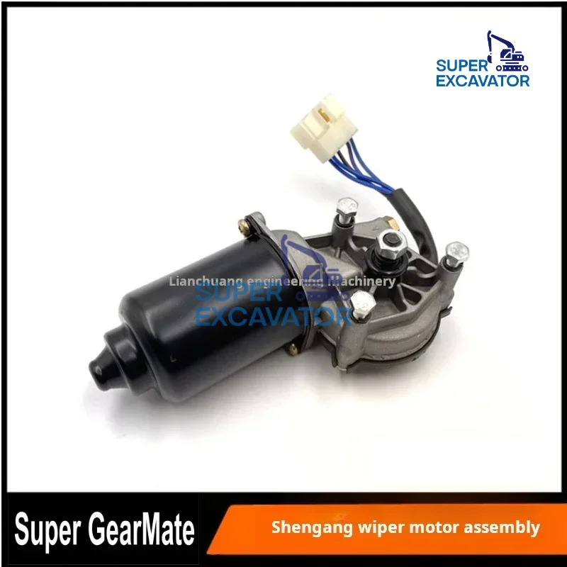 Кронштейн мотора дворника в сборе для экскаватора Kobelco SK75/120/200/250/350-6-6E-8