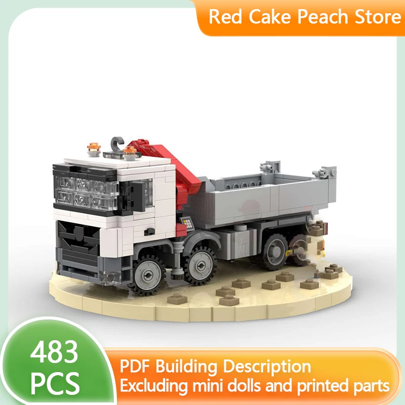 Модель городского автомобиля MOC кирпич-конструктор опрокидное ведро модульная