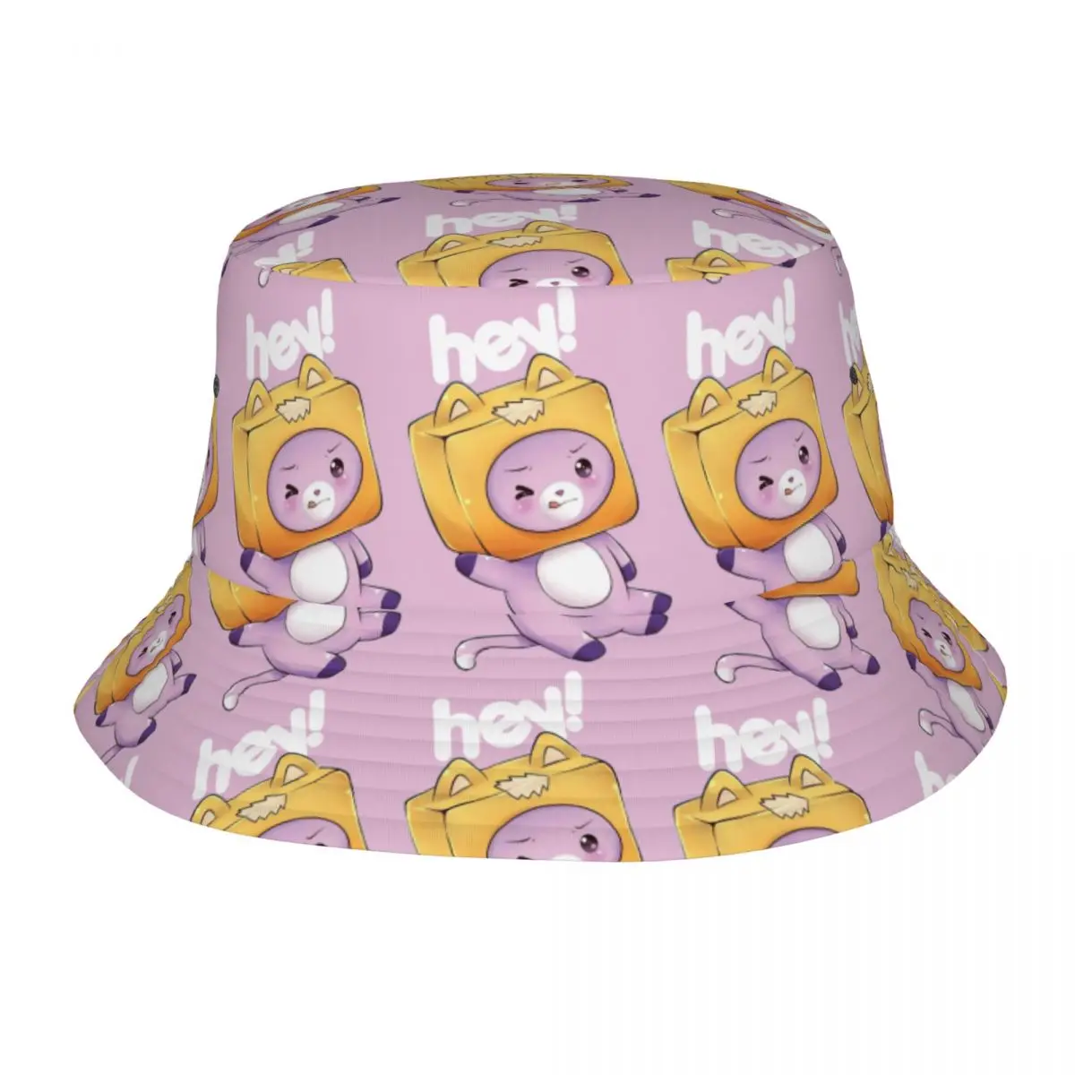 

New Summer Lankybox Australia Bucket Hat for Women Men Beach Foldable Bob Fishing Fisherman Hat Girls Boys Boonie Hat