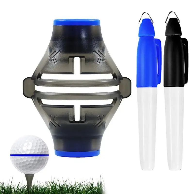 

Ball Marker High Precision Golf Ball Marker 360-Degree Triple 3-Line Golf Ball Marker Golf Ball Line Marker Tool Golf Ball