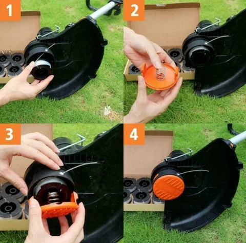 Сменная крышка для шпули триммера Black & Decker AF-100 оранжевая