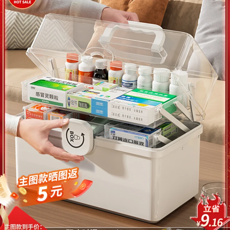 Контейнер для лекарств Xingyou большой семейный контейнер вместимости домашний