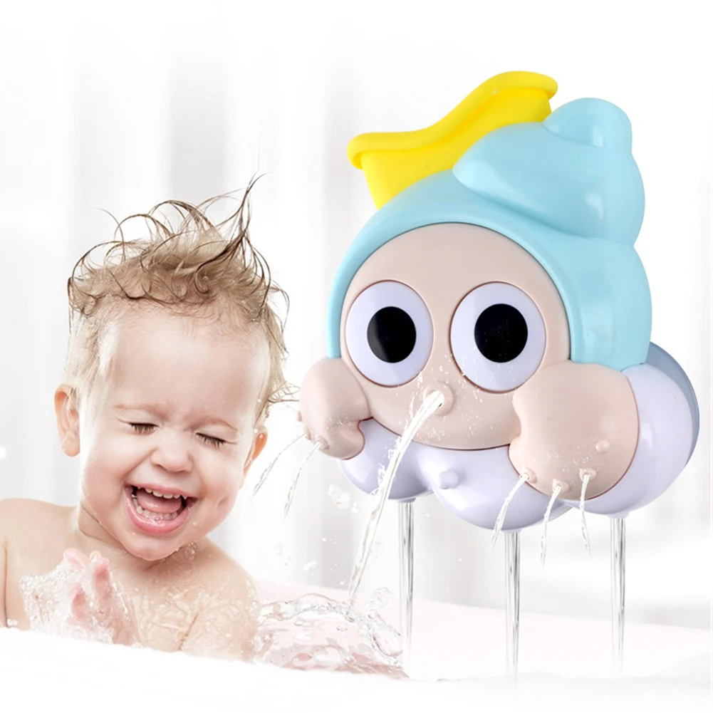 

Big Eyes Shaped Cute Baby Bath Toys Bathroom Sucker Spray Bathtub Shower Spout Children Funny Playing Water Toy Set