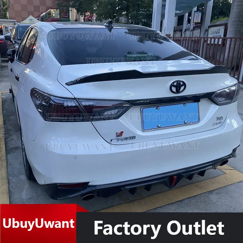 

Fit For Toyota Camry Spoiler 2017 2018 2019 2020 2021 2022 Car High Quality ABS Plastic Unpainted Primer Rear Wing Spoiler