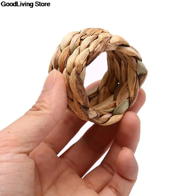 

Кольцо для салфеток из соломы и кукурузной шелухи, 1 шт.