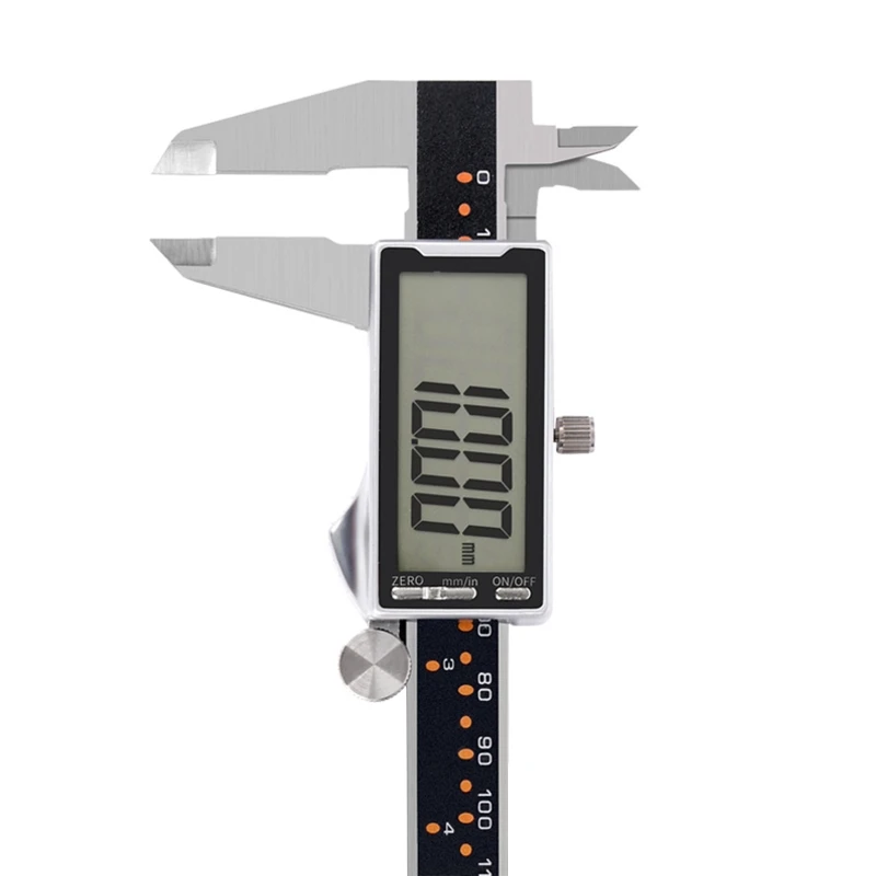 

Цифровой штангенциркуль 0-150 мм/0-200 мм/0-300 мм измерительный инструмент Электронный микрометр штангенциркуль с большим ЖК-экраном 4 режима