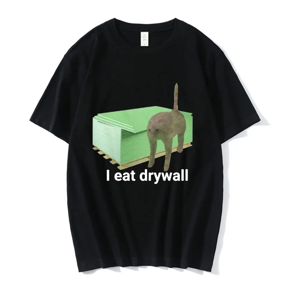 Лето 2025 г. забавная футболка с милым кошачьим принтом модная тенденция удобная