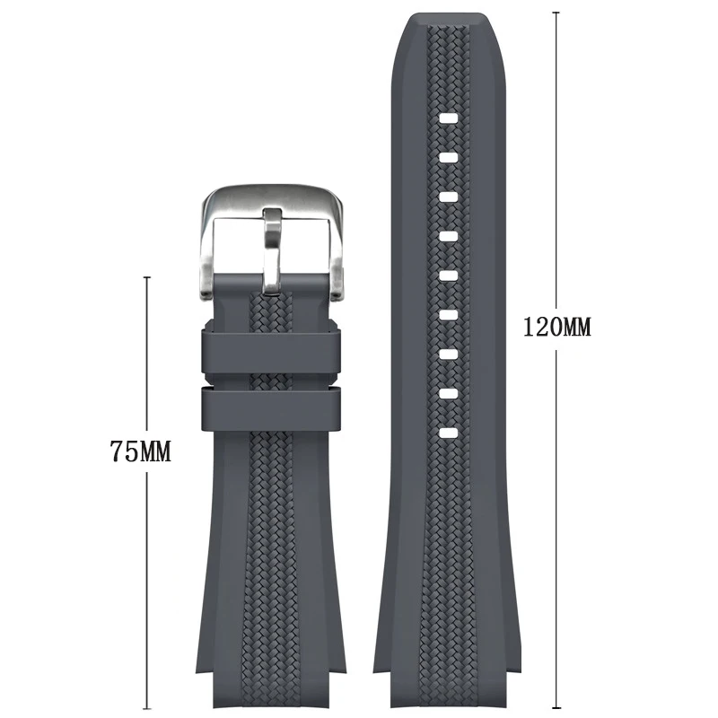 New Curved End Silicone Strap for Omega x Swatch Moonswatch Quick Release Sport Waterproof Men Women Bracelet Watch Band 20*20mm (art.: 3920ca98281ee) - 3920ca98281ee
