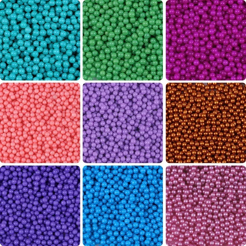

450Gram/bag 2mm Nail Art Mini Beads Rhinestone for Nails Colorful Pixie Microbeads Decoration for Nail