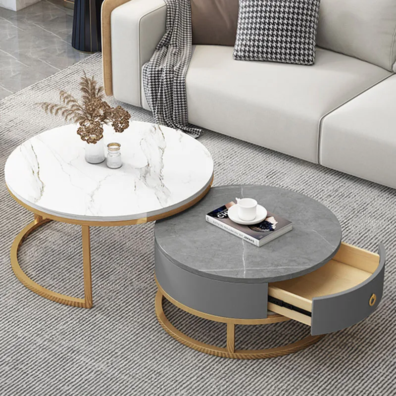 

Минималистичный круглый журнальный столик, современный деревянный скандинавский мраморный боковой столик для гостиной, роскошный прикроватный столик, мебель для салона низкие цены