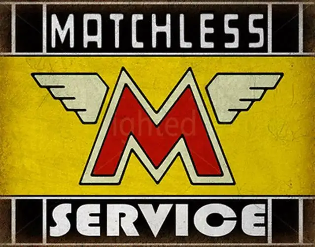

MATCHLESS SERVICE MOTORCYCLE METAL TIN SIGN POSTER WALL PLAQUE