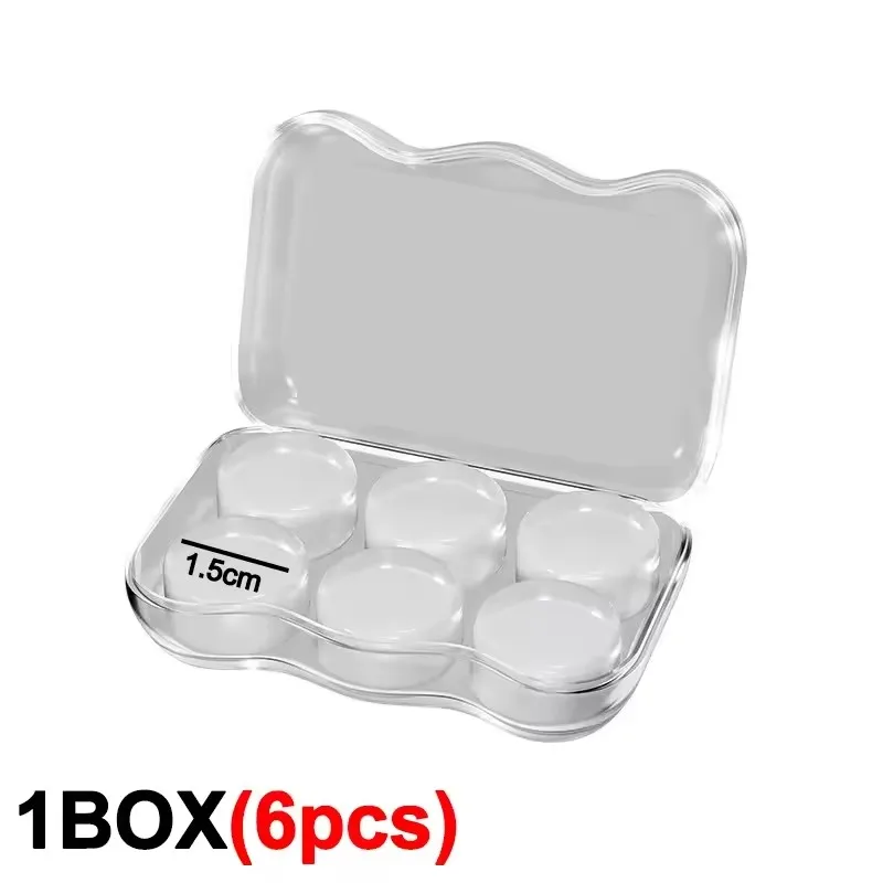 

Прозрачные Мягкие Силиконовые Гелевые Беруши Для Снижения Шума, Для Сна, Водонепроницаемые, Для Защиты Ушей При Плавании