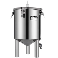 30l stainless steel 304 brew bucket beer fermentor 7 5 gallon wine making machine