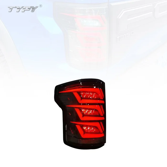 

Factory tail lamp Rear lamp stop lamp with yellow turn signal taillights for Ford F150led