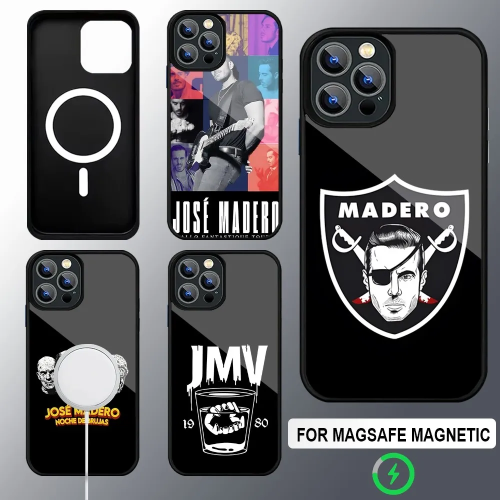 J-Jose M-Madero Phone Case Magsafe Wireless Charging Cases For iPhone 16 15 13 12 11 14 Pro Max Mini 8 Plus XS X XR