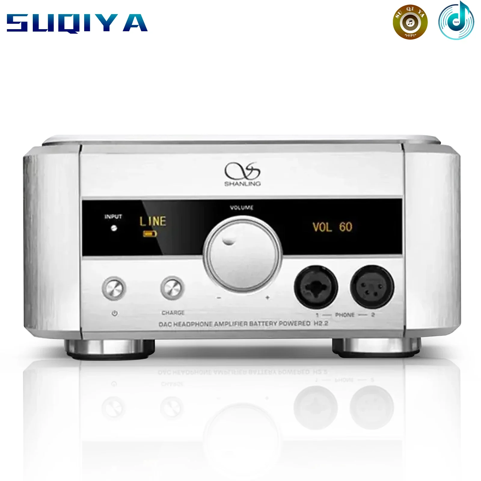 Shanling H2.2 AK4490 DSD ЦАП Сбалансированный XLR усилитель для наушников HIFI EXQUIS Высокий