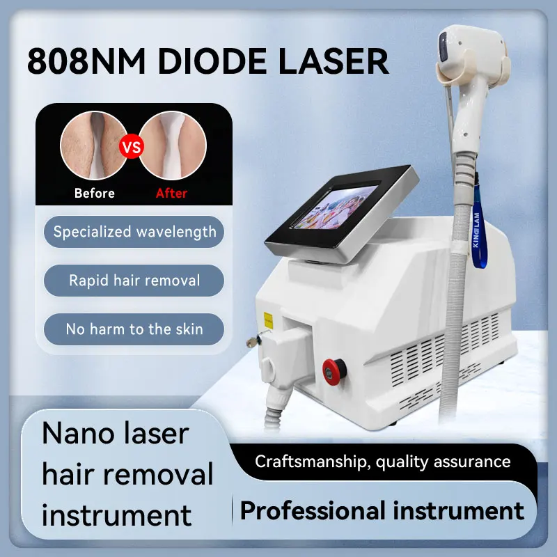 

2023 ICE Triple 3Wavelength 755nm 808nm 1064nm 808 Diode Laser 808 Hair Removal and Skin Rejuvenation Machine for salon