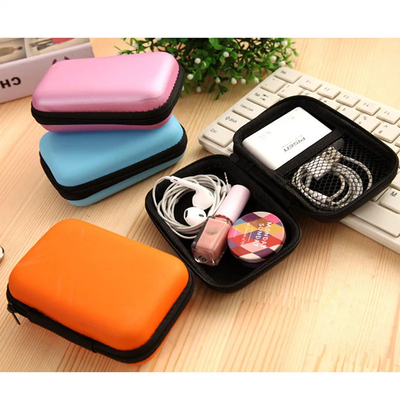 

Headphone Case Container Storage Bag Case for Earphone EVA Cable Earbuds Storage Box Pouch Bag Holder(without Earphone)