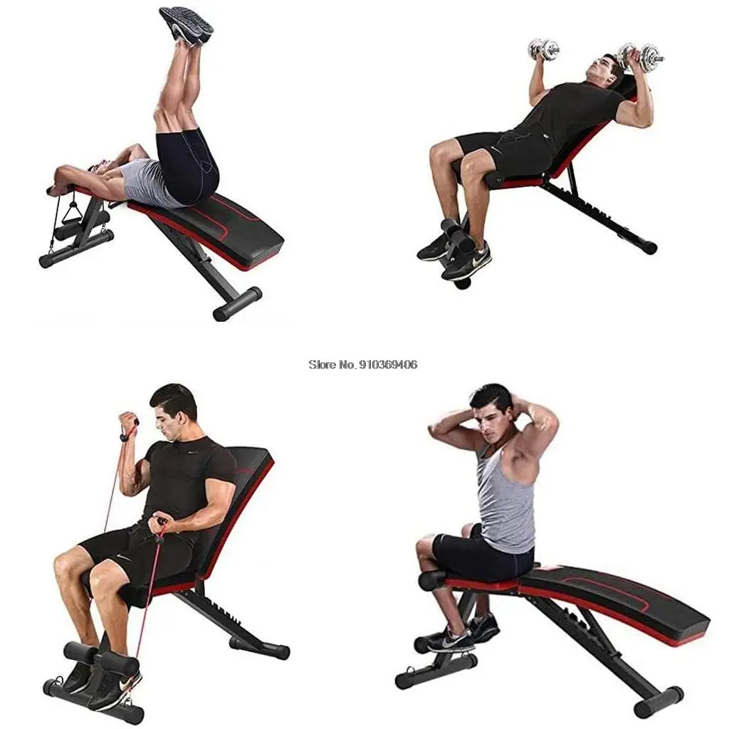 Dumbbell Stool Bench Multifunctional Sit-Up Board Indoor Fitness Equipment Chair Stainless Steel Pipe Abdominal Boards