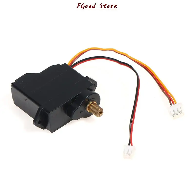 

DC 3V-6V Micro Mini M10 Motor Gearbox 12g Metal Steering Gear 360 Degree for Climbing Car Servo Five-wire Without Drive Plate