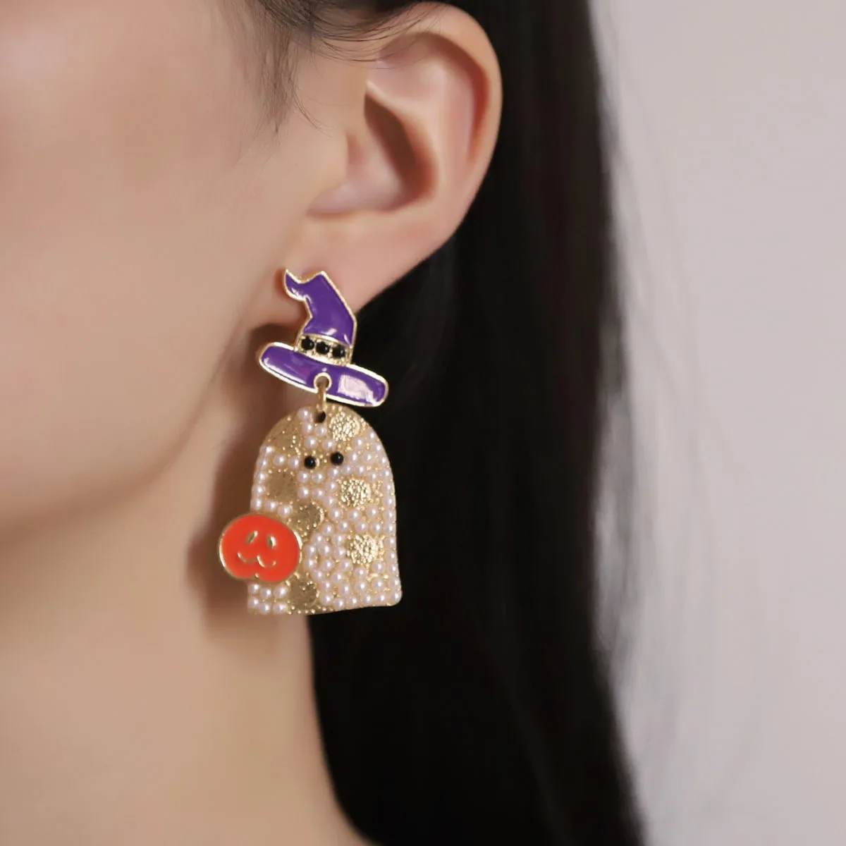 Vedawas Хэллоуин День благодарения бисерные в стиле бохо Тыква из страз