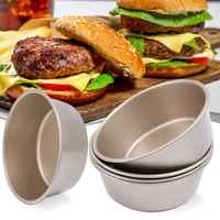 kitchen round shape hamburger mold food grade non stick chef cutlets form burger meat beef grill burger mold kitchen tools