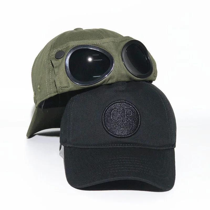 

CP Hot Selling COMPANYES Pilots Wearing Glasses Caps Men and Women Korean Version Versatile Street Hip-Hop Baseball Caps
