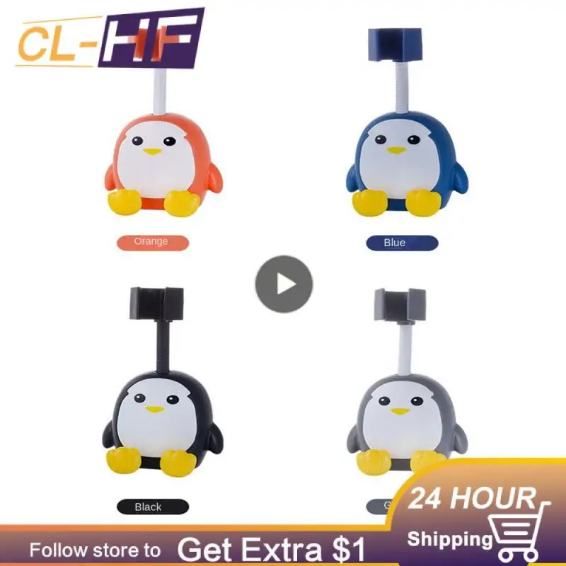 

Adjustment Bathroom Bracket Universal Penguin Shower Head Fixed Base Waterproof Hook Type Shower Bracket Bathroom Storage