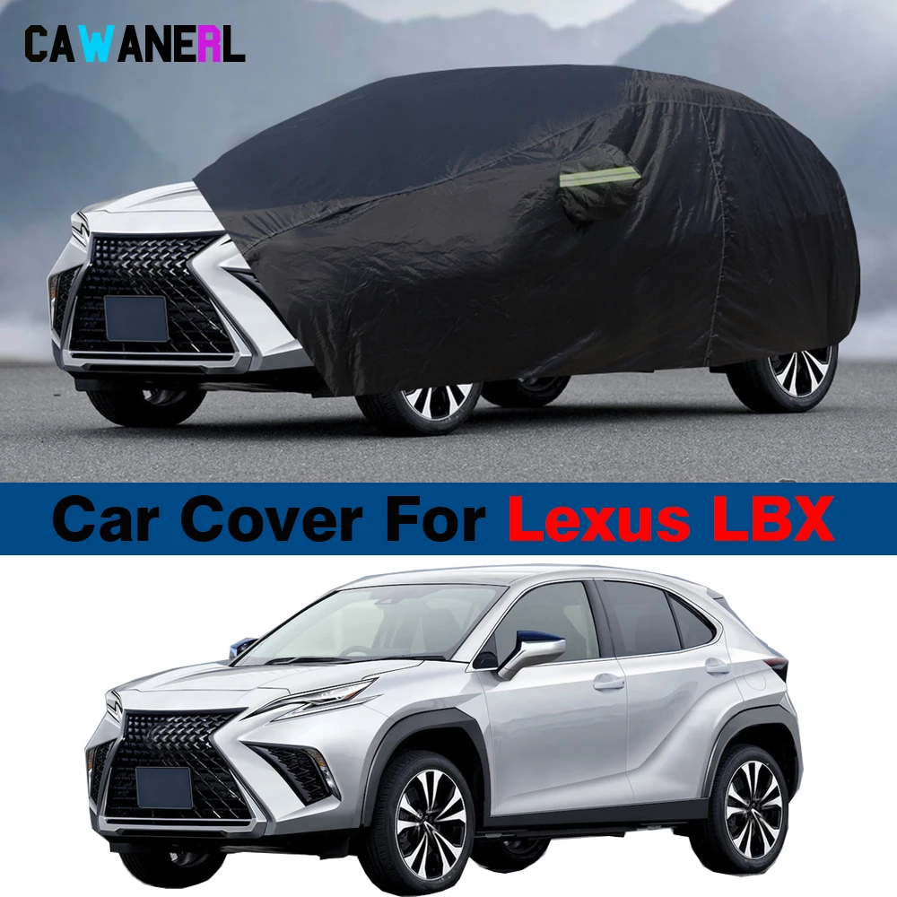 Фото Водонепроницаемый чехол на весь автомобиль для Lexus LBX 2023-2025, уличный Защитный Прочный чехол для внедорожника с защитой от солнца, дождя, снега и пыли №1