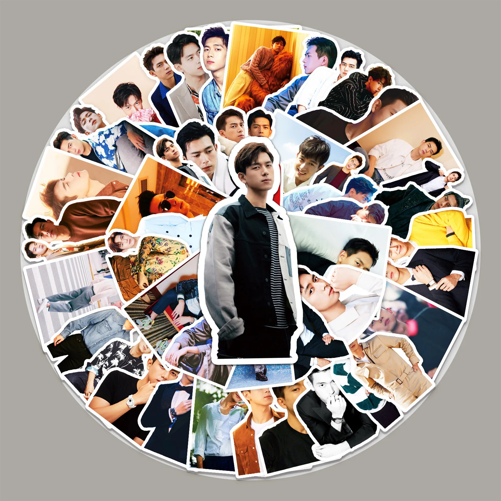 

50 Celebrity Skateboards With Li Xian Cartoon Stickers Cute Waterproof Kids Toys Stationery Decorative Mobile DIY Craft Label