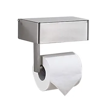 Toilet Paper Holder With Wipes Dispenser Toilet Paper Holder With Shelf Functional Holder Keep Wipes Hiddens Out Of Sight Rust