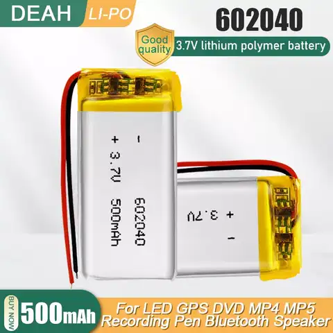 2022 602040 V 3,7 mAh литиевая полимерная аккумуляторная батарея для MP3 MP4 MP5 игрушка GPS DVD Динамик Наушники по Bluetooth Li-po Li ion
