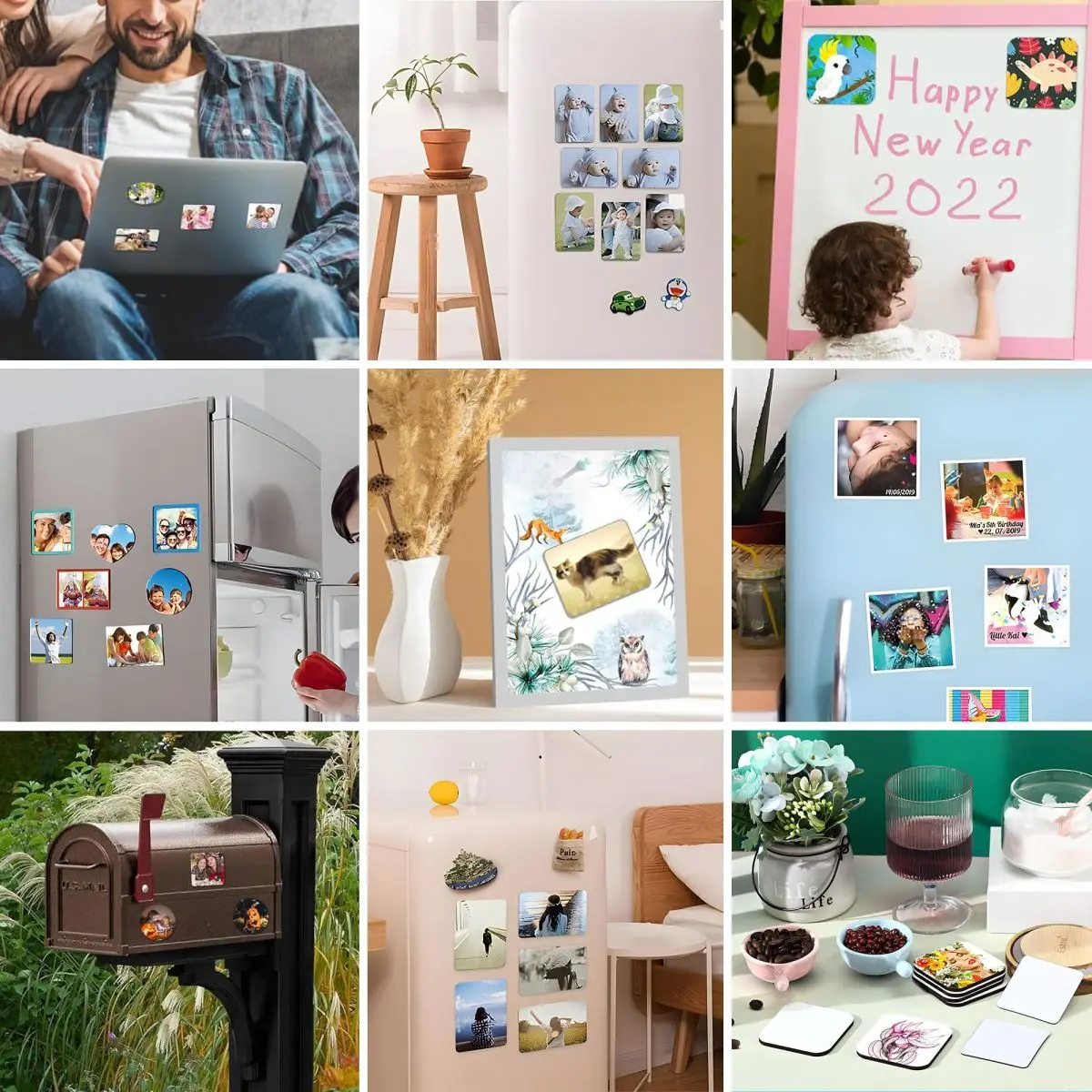 Акриловые магниты на холодильник Malice Mizer Mana Sama Kozi Yu декоративные домашний декор