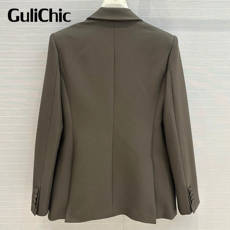 Женский офисный костюм GuliChic 10 7 года высококачественный темпераментный модный