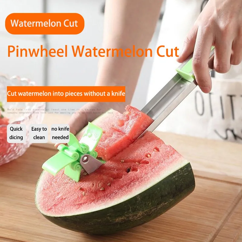 Нож для нарезки арбуза кухонные гаджеты нержавеющая сталь мускусная дыня