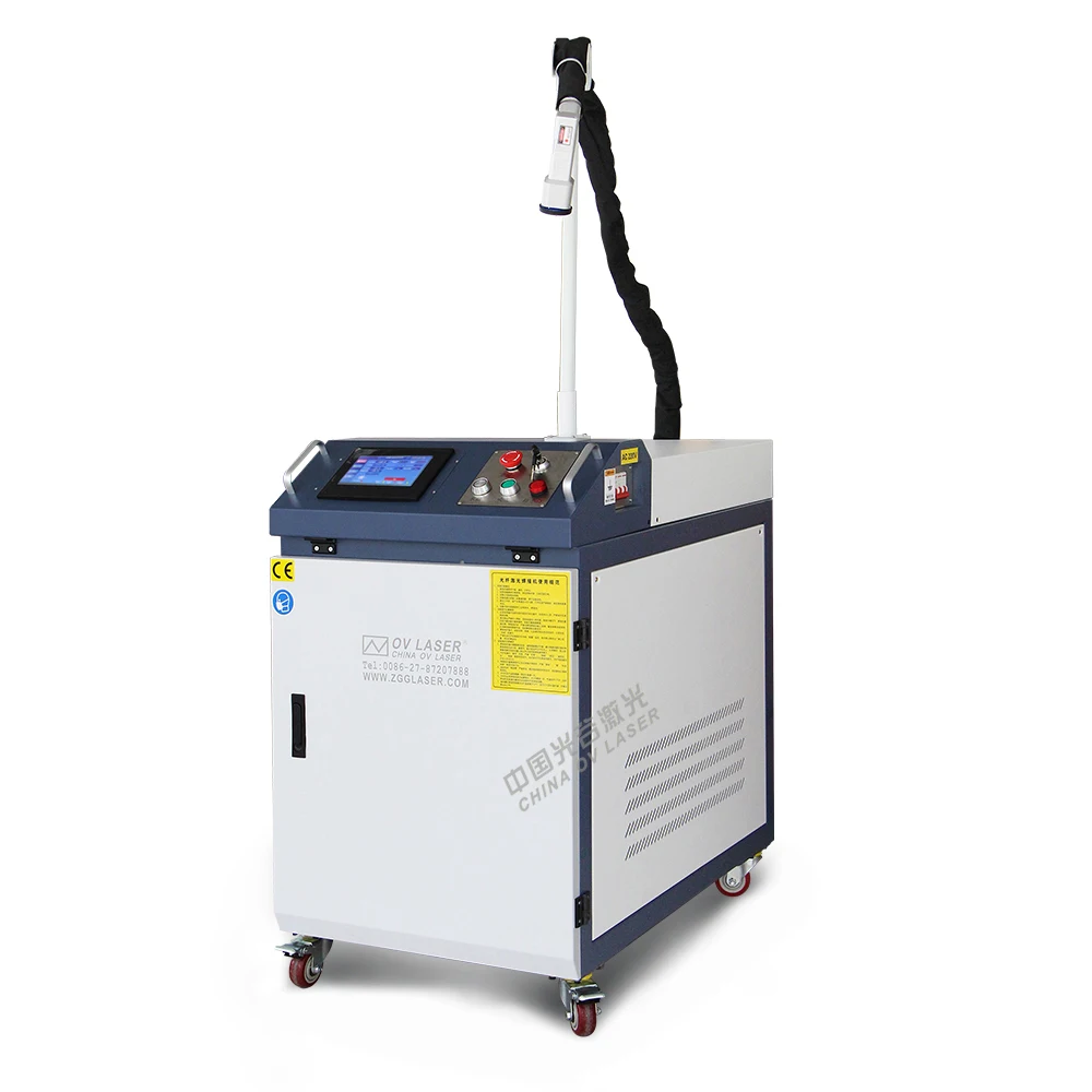 

1000w 1500w Laser Rust Remover Cleaner Cleaning Machine laser paint removal for steel aluminum boat