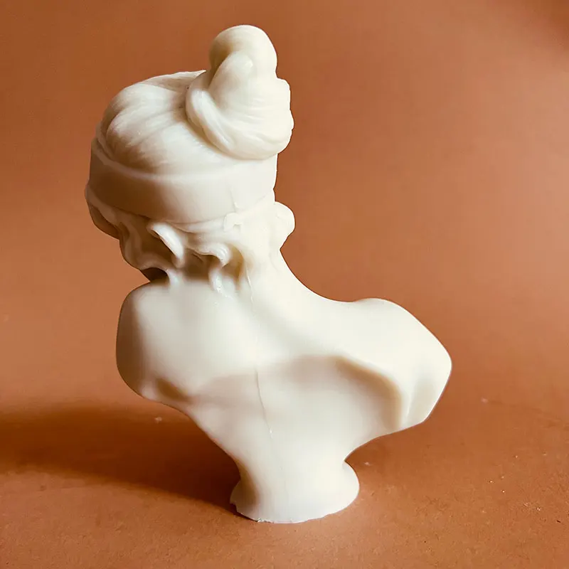 Форма для свечи в скандинавском стиле 3D формы скульптур богини с ломанным