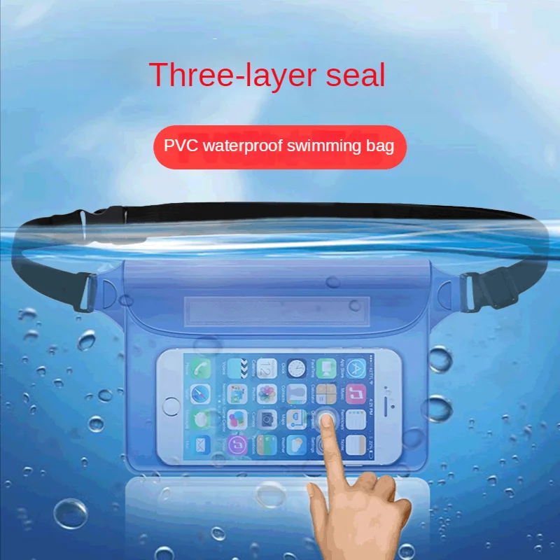 

Waterproof Waist Bag PVC Phone Case Swimming Drifting Diving Mobile Phone Bag Water Proof Universal Underwater Dry Bag Cover