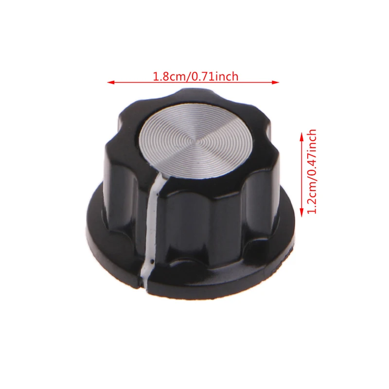 

5 Pcs MF-A01 Potentiometer Knob Inner 6mm Rotary Switch Bakelite WH118 WX050 L21B