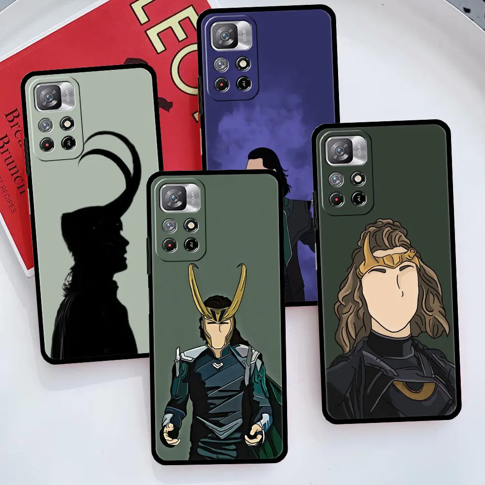 

Celular Case For Redmi 9S 8 9A 9C 9 9T K40 11 10 Pro 8T K40s 11T 11S 5G Silicon Cellphone Loki Tom Hiddleston and Sophia